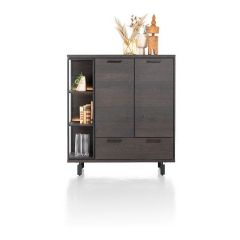 Henders & Hazel Highboard Ridgefield 125cm Antraciet