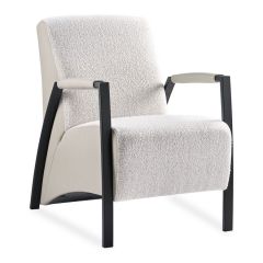 INHOUSE Fauteuil Grandola Leer-Bouclé